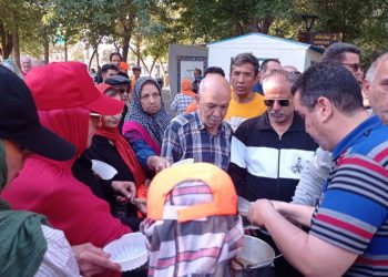 همایش۳هزار نفری پیاده روی اربعین حسینی در مشهد برگزار شد