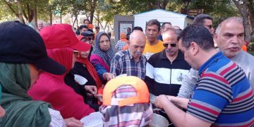 همایش۳هزار نفری پیاده روی اربعین حسینی در مشهد برگزار شد