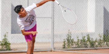 امیر علی فیروزی تنیسور چپ دست ایران فرصتی دوباره در تهران ۱۴۰۳